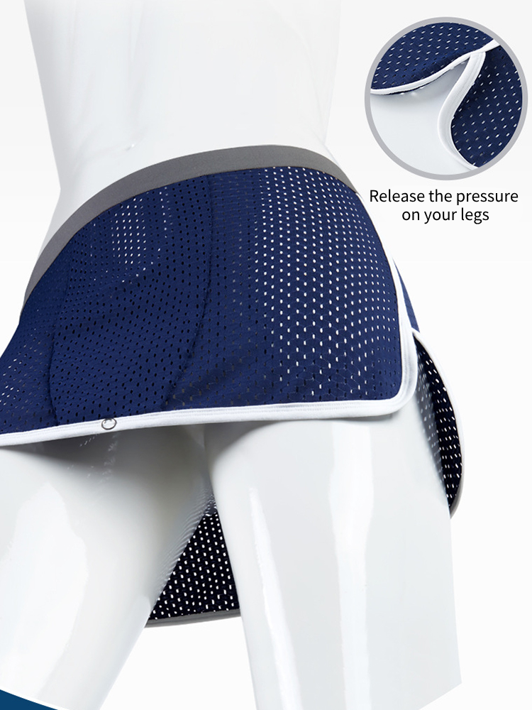 2 Pack Men's  Button Casual U-Shaped Roman Skirt Dual-Purpose Arrow Pants Underwear