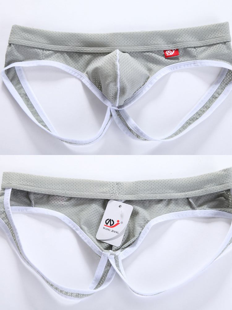 4 Pack Men's Low Waist Sexy Breathable Butt Lifting Stylish Comfortable Jockstrap