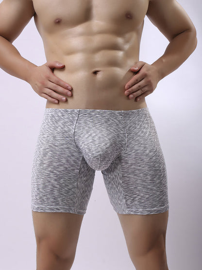 Men's Sport Anti-chafing Large Pouch Boxer Briefs