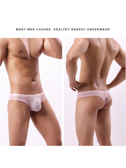 3-pack Men's Sexy Lace Thong