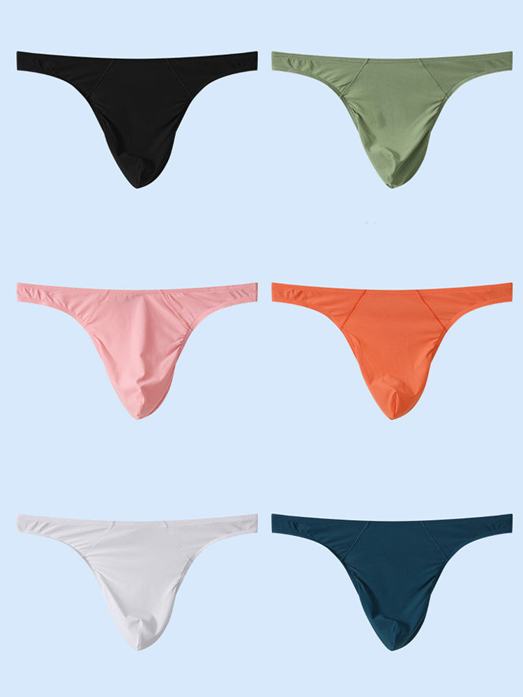 3-pack Men's Low Waist Sexy Mesh Thong