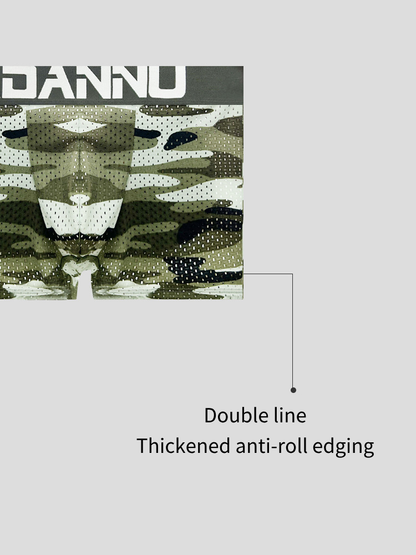 Men's Camouflage Removable Hip Pad Boxer Briefs