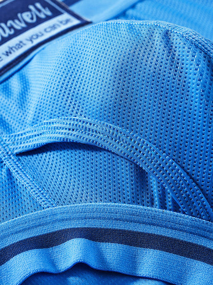 Men's Breathable Mesh Line Trunks with Fly