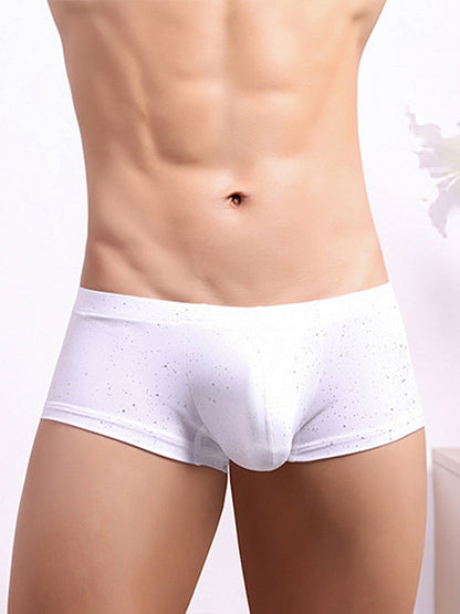 2-pack Men's Sexy Shiny Pouch Boxer Briefs