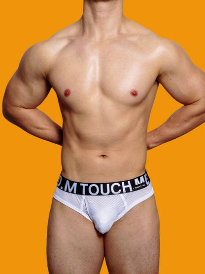 2 Pack Men's Low Waist Mesh Nylon Breathable Jockstrap