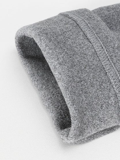 Men's Mid-high Collar Warm Cold-proof Long-sleeved Bottoming Shirt