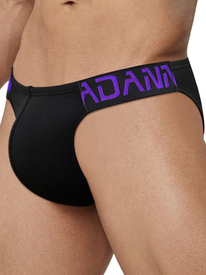 Men's Sexy Spliced Color Big Pouch Bikini
