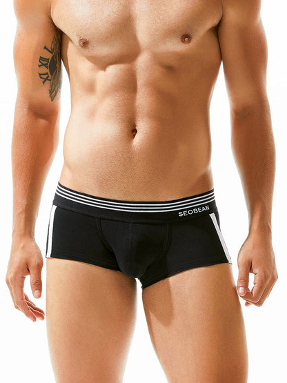 Men's Low-rise Separate Pouch Trunks