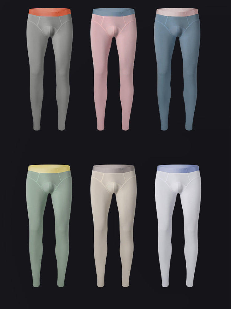 Men's Thin Slim-Fit 2-in-1 Thermal Bottoms & Long Johns