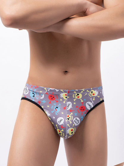 3-pack Men's Sexy Skull Low-rise Thong