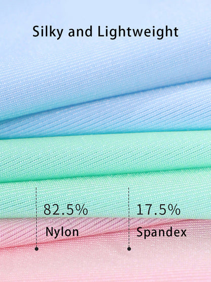 3 Pack Men's Ice Silk Gradient Quick-Dry Ultra-Thin Breathable Antibacterial Trunks