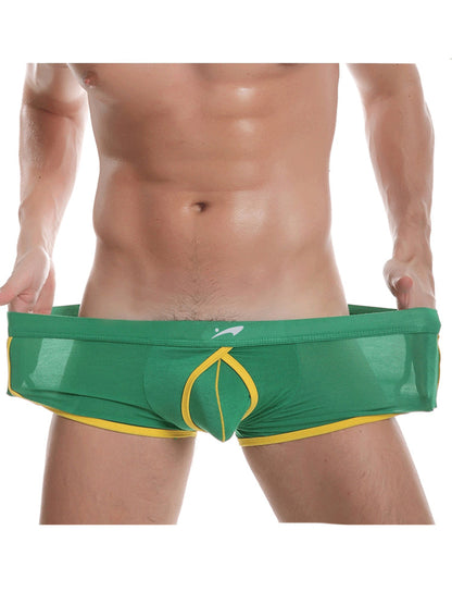 3 Pack Men's Modal U-convex Large Pouch Arrow Pants Breathable Boxer Briefs