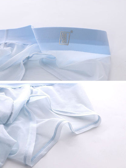 Men's Ultra-thin Low-Rise See-Through Ice Silk Briefs