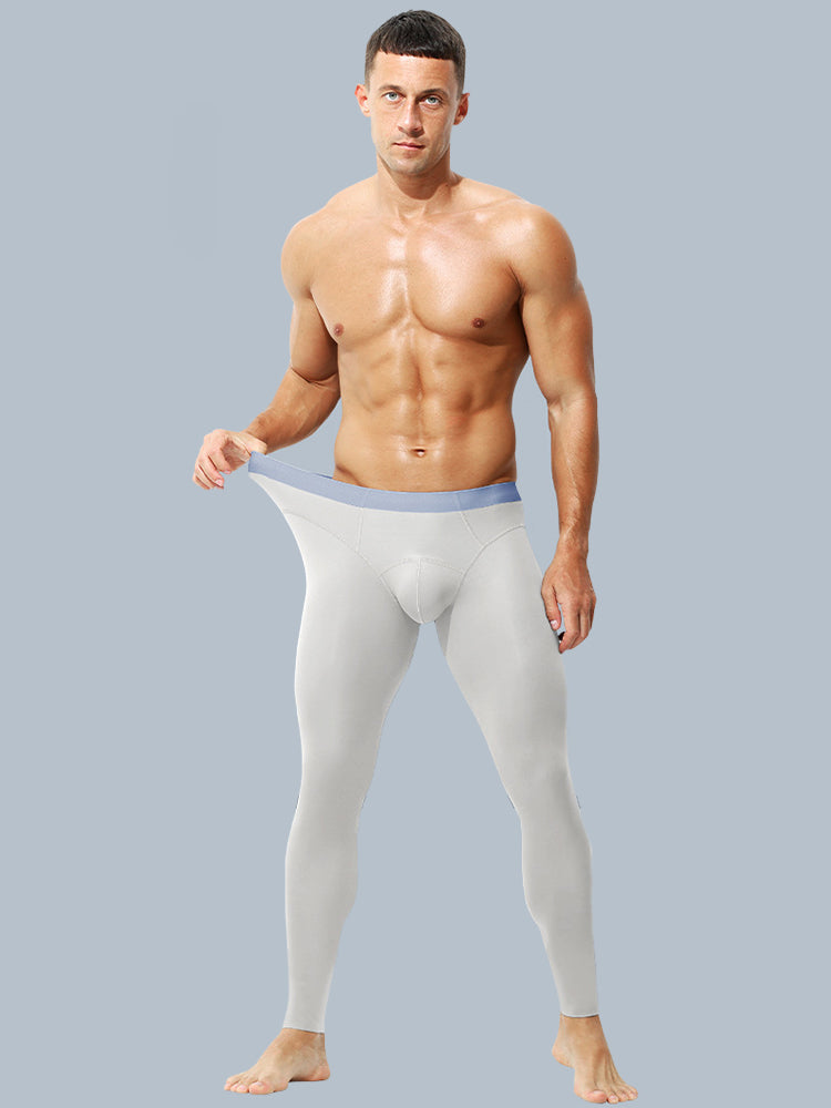 Men's Thin Slim-Fit 2-in-1 Thermal Bottoms & Long Johns