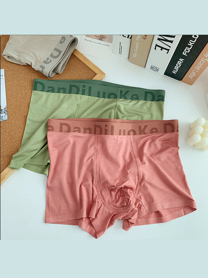 3 Pack Men's Antibacterial Seamless Boxer Briefs