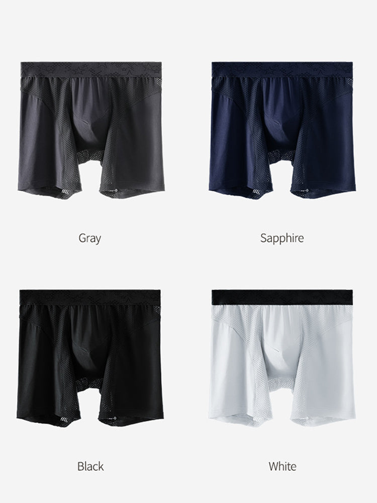 Breathable Antibacterial Mesh Boxers Briefs