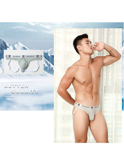 Men's Soft Elastic Comfortable Breathable Low Waist Sexy Thong