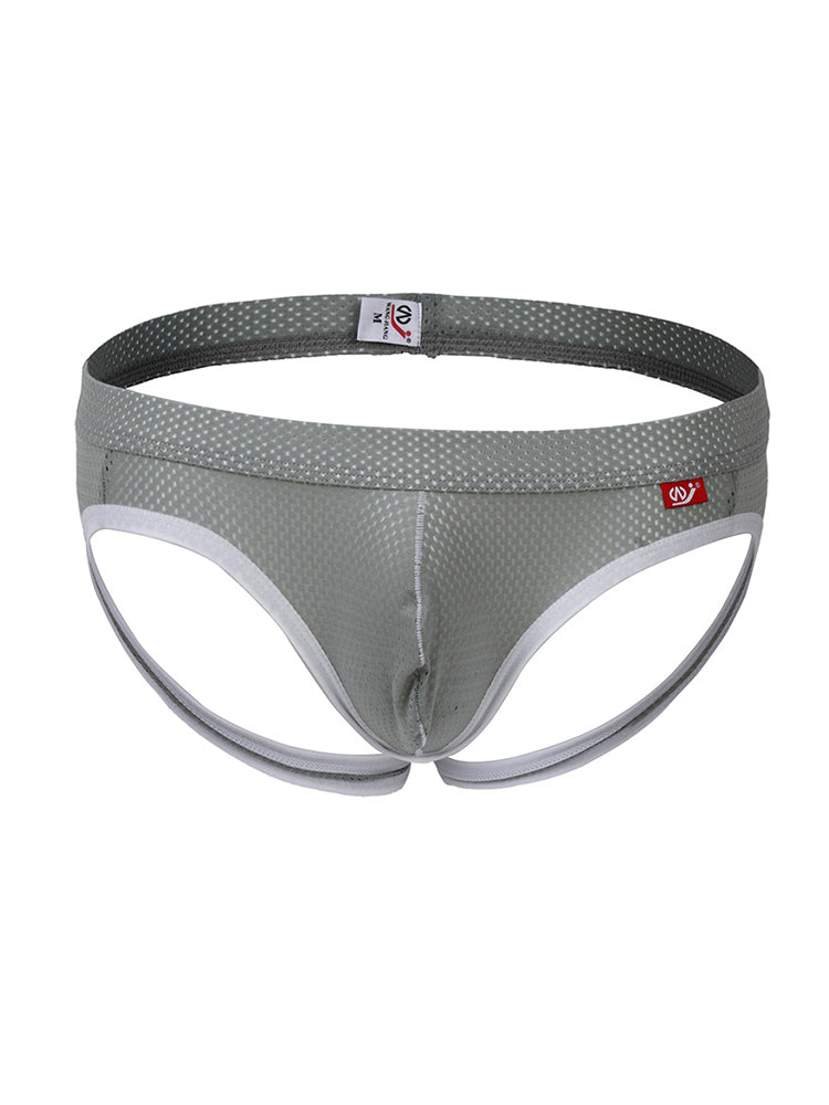 4 Pack Men's Low Waist Sexy Breathable Butt Lifting Stylish Comfortable Jockstrap