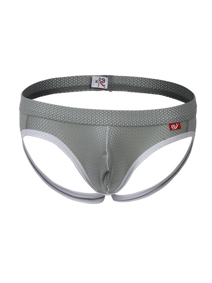 4 Pack Men's Low Waist Sexy Breathable Butt Lifting Stylish Comfortable Jockstrap