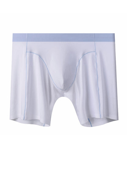 Men's Sports Anti-Chafing Ice Silk Quick-Dry Boxers Briefs & Midway Briefs