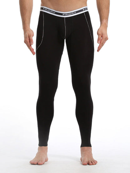 Men's Warm Pants Thin Fleece Casual Thermal Pants