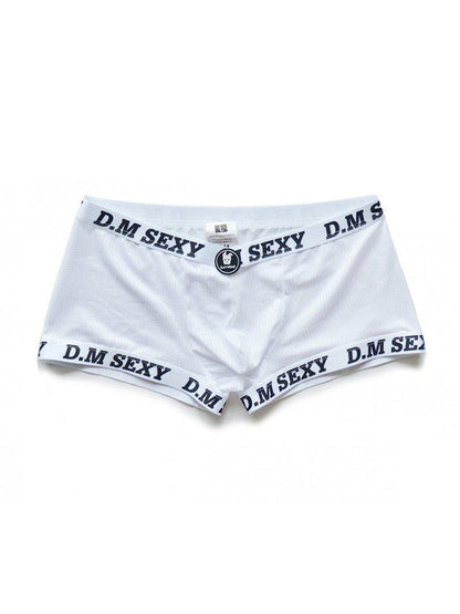 2 Pack Men's Low Waist Mesh Breathable Sports Trunks