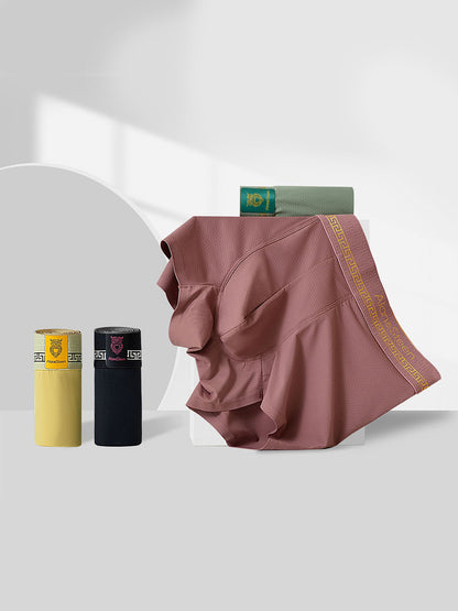 3 Pack Men's Seamless Breathable U Pouch Trunks