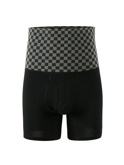 Men's Tummy Control Boxer Briefs With Functional Fly