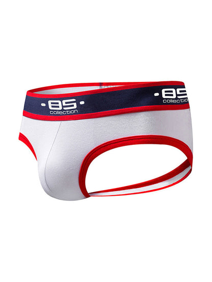 3 Pack Men's Low-Rise Open-Back Sexy Jockstraps