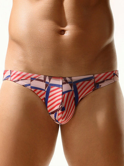Men's Sexy Rose-Patterned Bikinis
