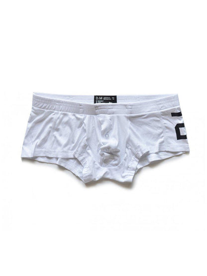 Men's Solid Color Comfortable Button-down Trunks