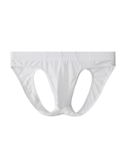 3 Pack Men's Sexy Mesh Transparent Big Pouch Jockstrap