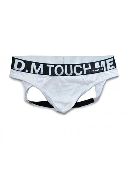 2 Pack Men's Low Waist Mesh Nylon Breathable Jockstrap