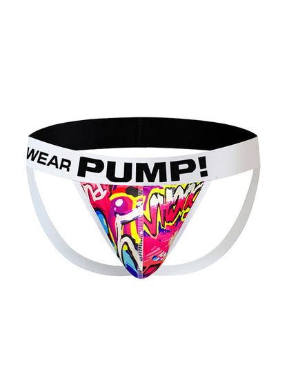 Men's Sexy Graffiti Pouch Thongs