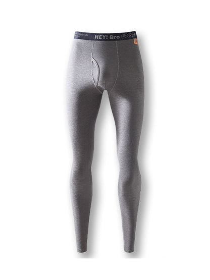 Men's Thermal Pants with Fleece Lining. Thickened Sports Base Layer Pants