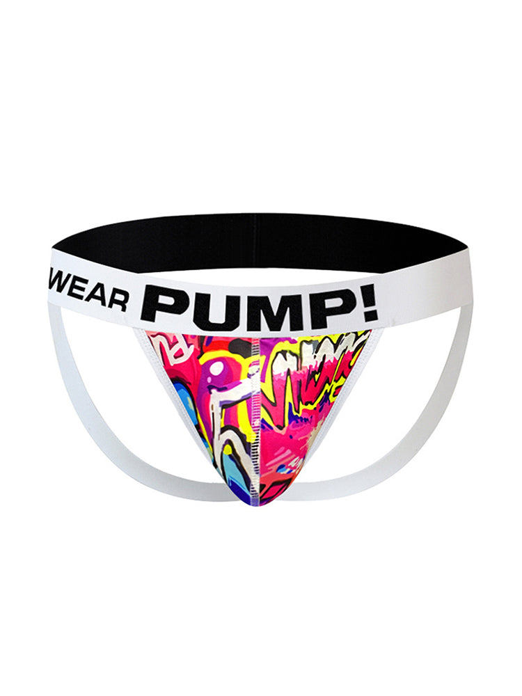 Men's Sexy Graffiti Pouch Thongs