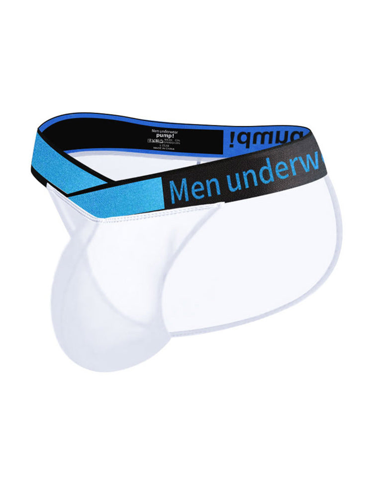 2 Pack Men's Ultra-Thin Semi-Transparent Sexy Sports Bikini