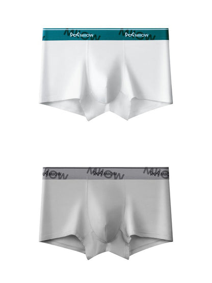 Men's U Convex Pouch Breathable Cotton Trunks