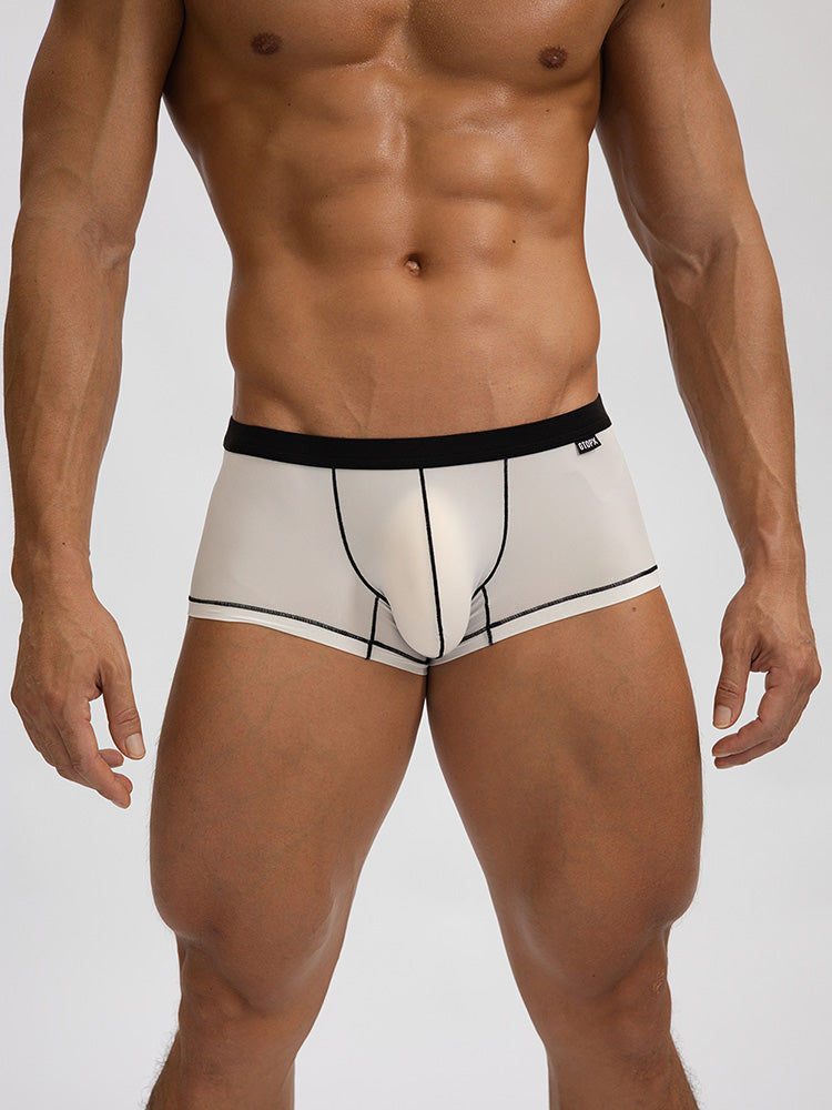 Men's U Convex Cool High Elastic Fabric Trunks