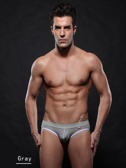 4 Pack Men's Low Waist Sexy Breathable Butt Lifting Stylish Comfortable Jockstrap
