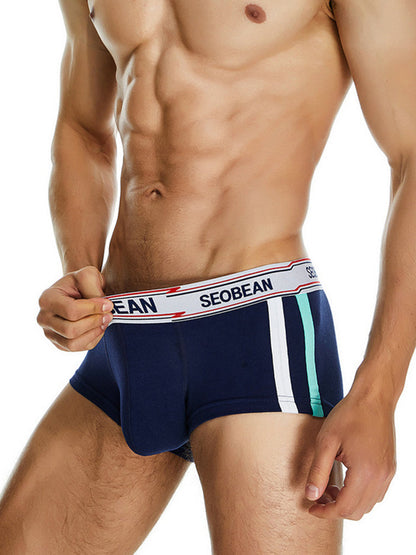 Men's Side Line Pouch Cotton Trunks