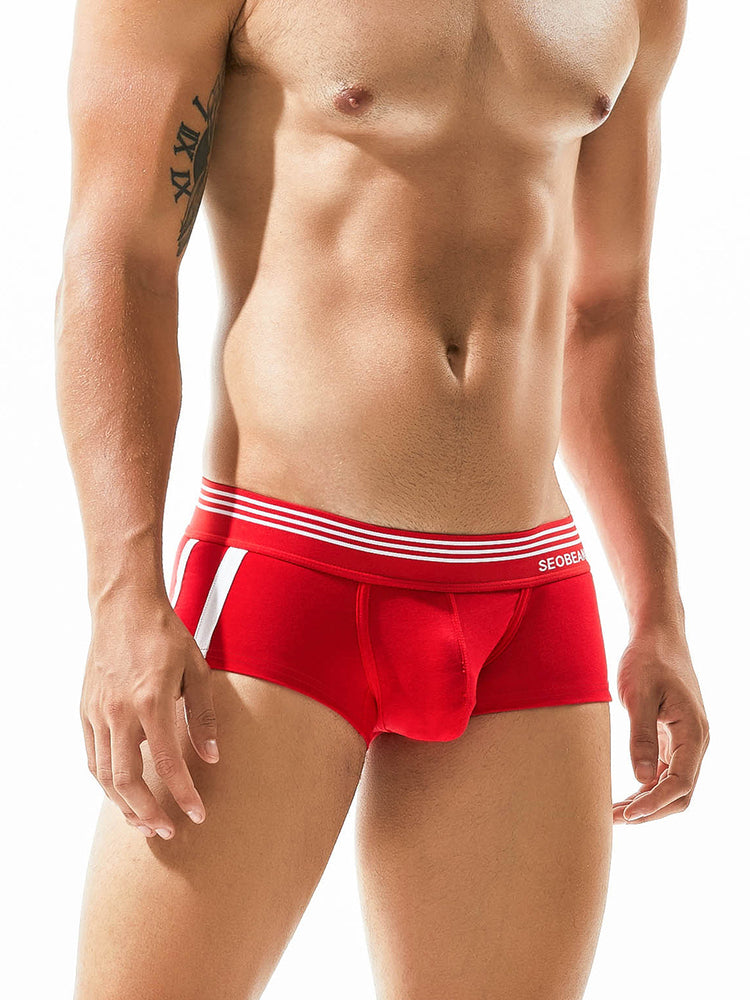 Men's Low-rise Separate Pouch Trunks