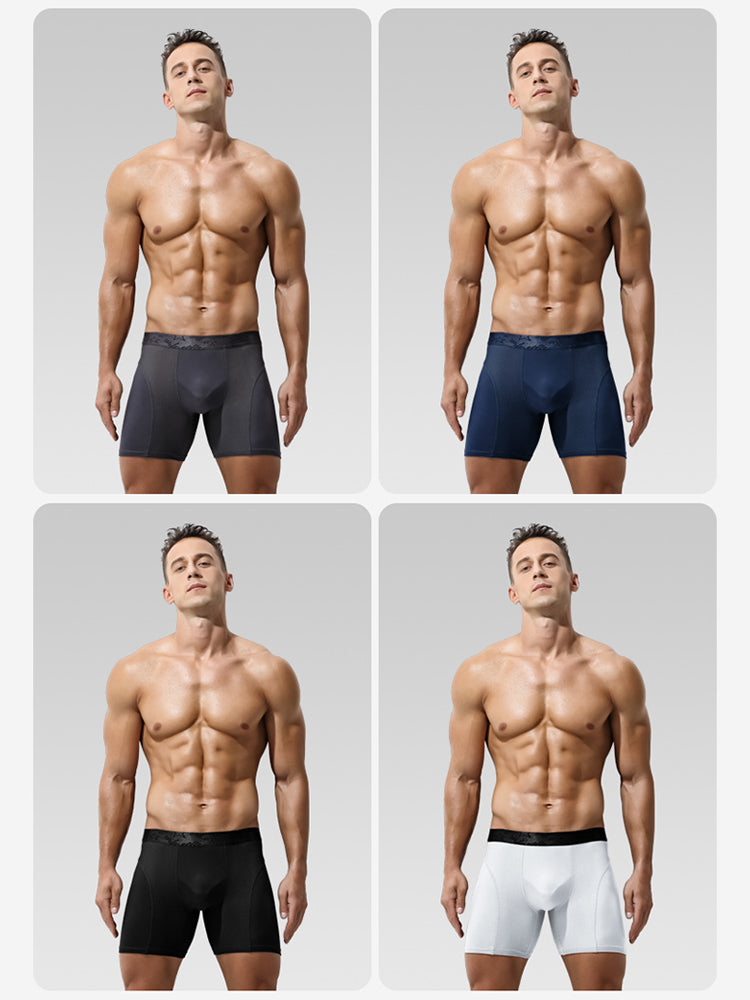 Breathable Antibacterial Mesh Boxers Briefs