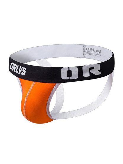 3 Pack Men's U-Pouch Striped Sexy Jockstraps