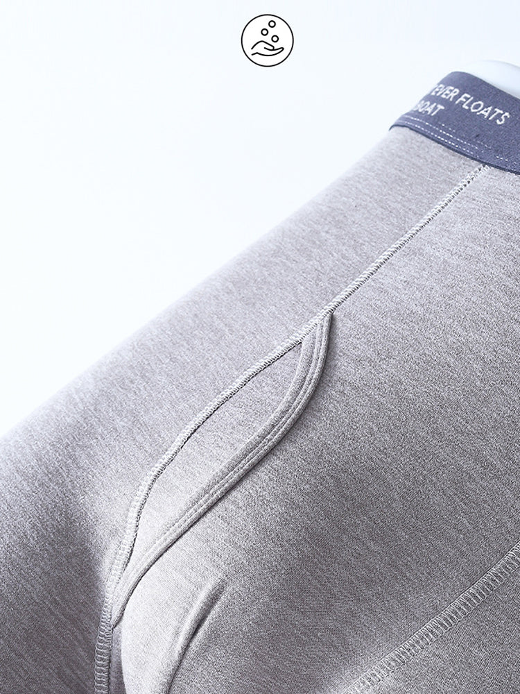 Men's Thermal Pants with Fleece Lining. Thickened Sports Base Layer Pants