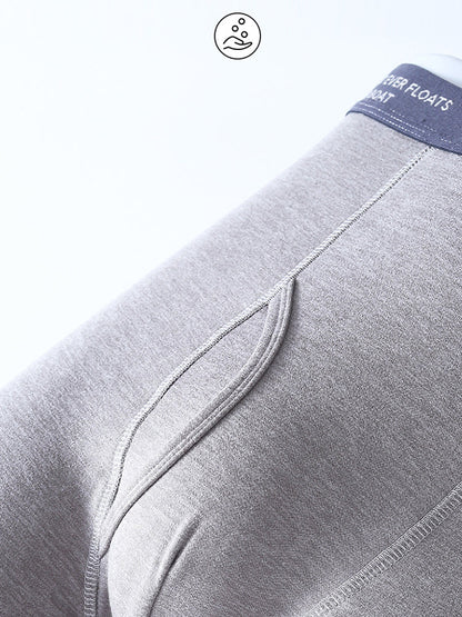 Men's Thermal Pants with Fleece Lining. Thickened Sports Base Layer Pants