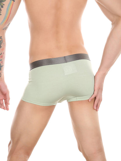 Men's Dual Ball Pouch Trunks With Fly Front