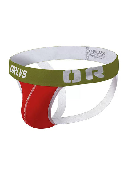 3 Pack Men's U-Pouch Striped Sexy Jockstraps