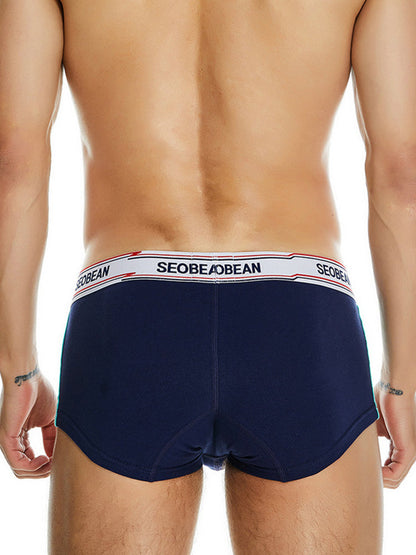 Men's Side Line Pouch Cotton Trunks