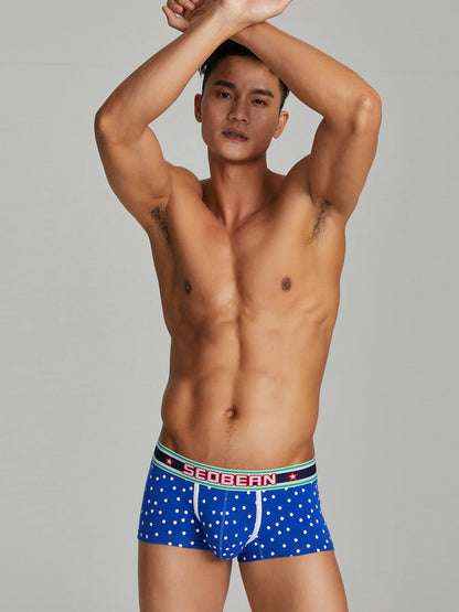 Men's Christmas Holiday Pouch Cotton Underwear